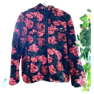 BNWOT TNA texture polar fleece swacket jacket